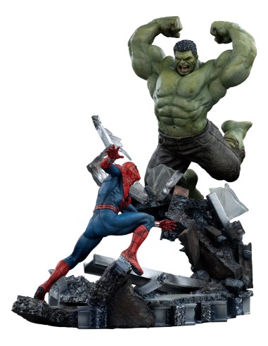 Spider-Man vs Hulk  Marvel Comics Art...
