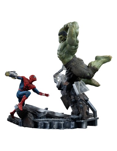 Spider-Man vs Hulk  Marvel Comics Art...