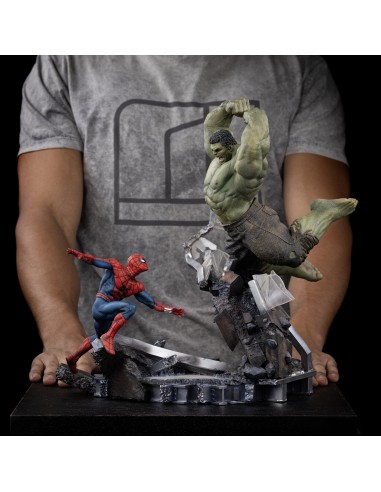 Spider-Man vs Hulk  Marvel Comics Art...