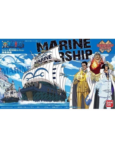 One Piece Grand Ship Marine Bandai...