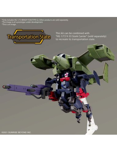 Gundam Brady Fox Type G Bandai Model Kit