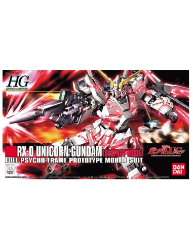 Gundam Unicorn RX-0 Destroy Gunpla...